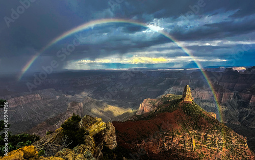 Rainbow Over Grand Canyon