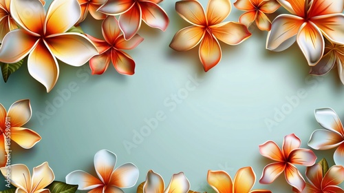 On background, a flower in bloom, spectacularly beautiful. A colorful greeting, it's an awesome natural decoration.