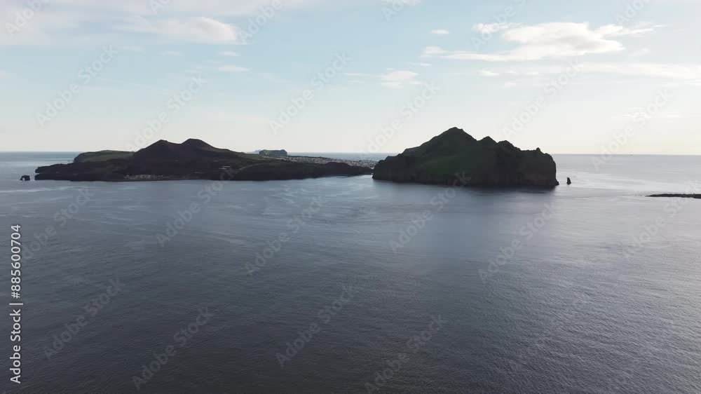 The western islands of Heimay, the largest island of Iceland The western islands of Heimay, the largest island of Iceland