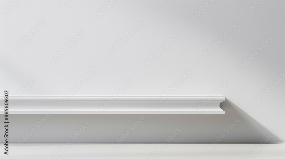 A white door with a wooden frame is in front of a white wall A white door with a wooden frame is in front of a white wall