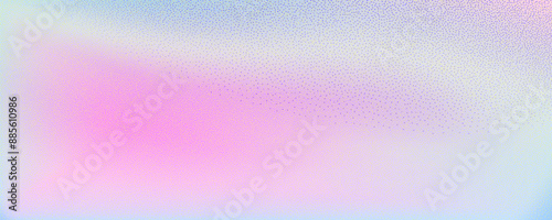 Abstract background featuring a holographic blur with a color gradient.Vector grain noise texture, and watercolor blend.Neon iridescent colors creating a smooth gradation effect.