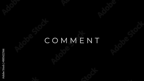 thanks for watching like comment subscribe text animation