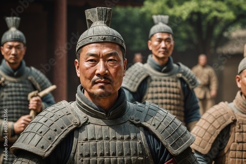 portrait of Chinese Terracotta Warrior - Ancient Era, China