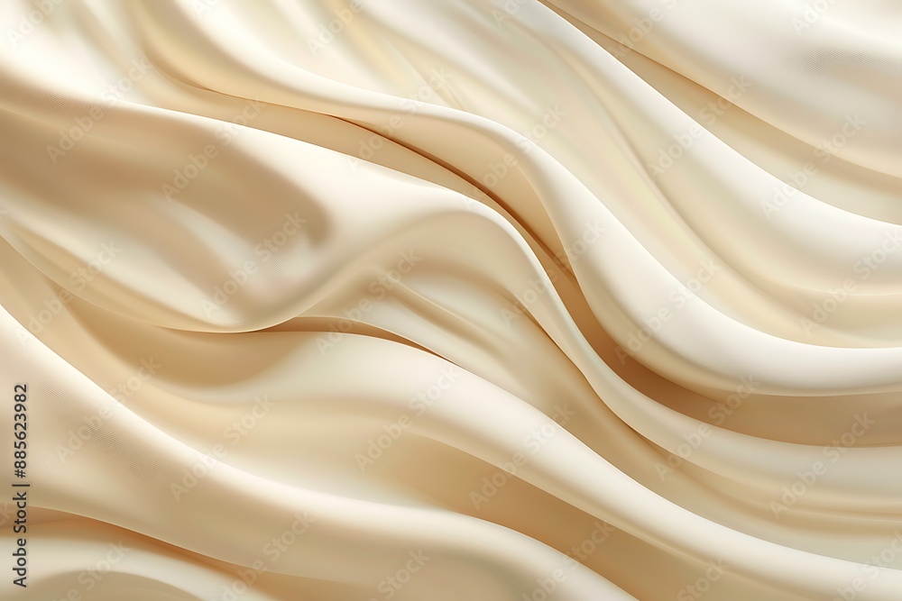 Abstract wavy beige background with smooth curves and flowing lines Abstract wavy beige background with smooth curves and flowing lines