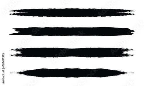Paint Brush Strokes Set, watercolour grunge brush strokes collection Free Vector, Paint Brush Strokes Set Free Vector.