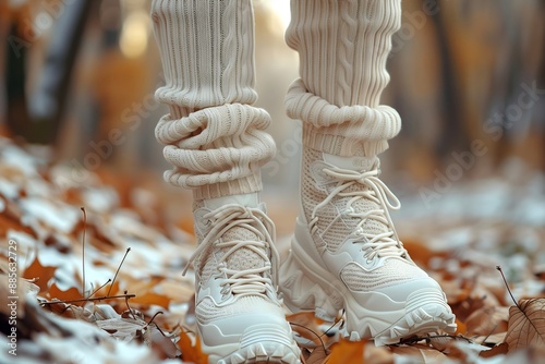 legs wearing stylish fall shoes, fall, autumn, season, fashion