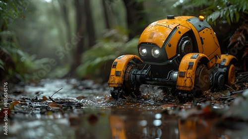 Wallpaper Mural Search rescue robots navigating debris with the latest processors during emergency response Torontodigital.ca