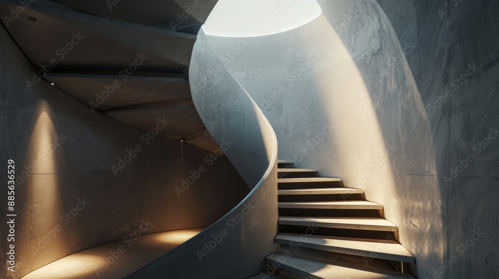 Fototapeta premium circular stairs