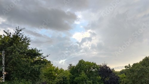 clouds in the sky