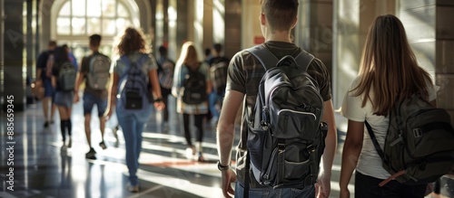 young students entering school or university