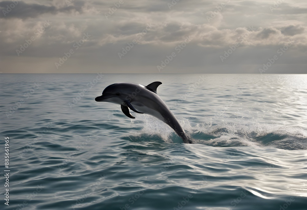 Fototapeta premium dolphin in the water