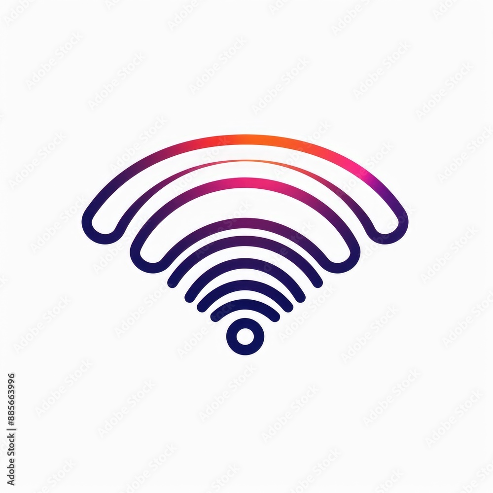 TV Wifi. Device and Company Logo Design for Smart TV with Modern Online Connectivity TV Wifi. Device and Company Logo Design for Smart TV with Modern Online Connectivity