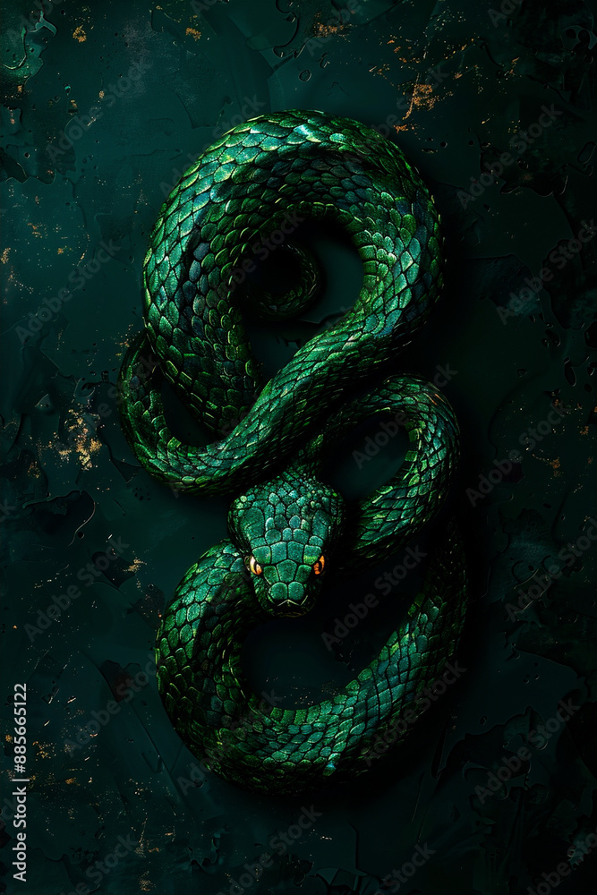 The Green snake according to the Chinese zodiac of 2025 The Green snake according to the Chinese zodiac of 2025