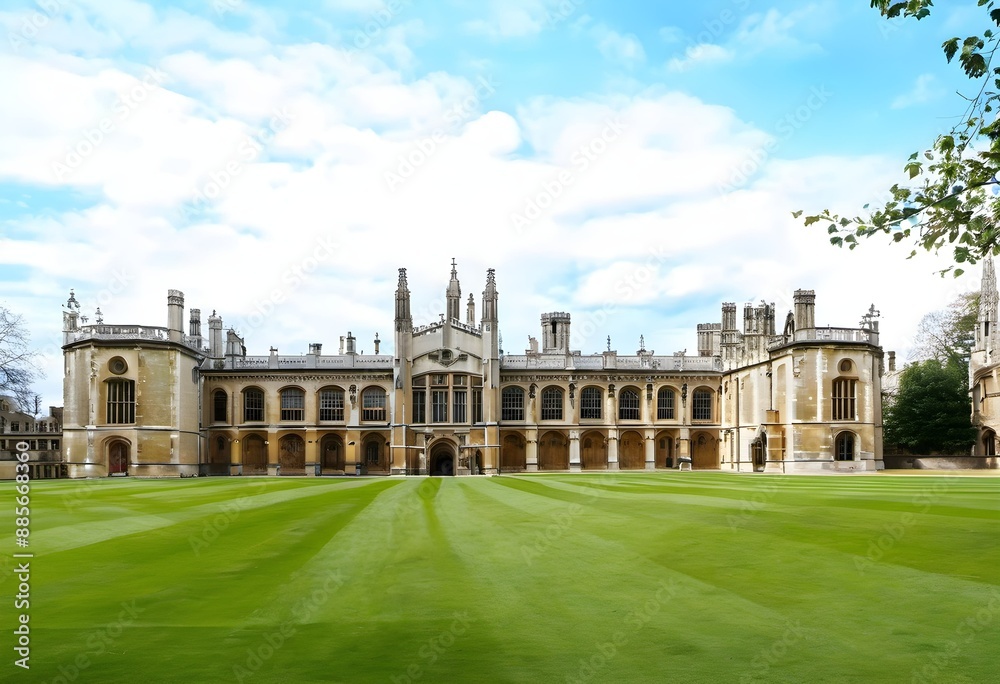 A view of Cambridge University A view of Cambridge University