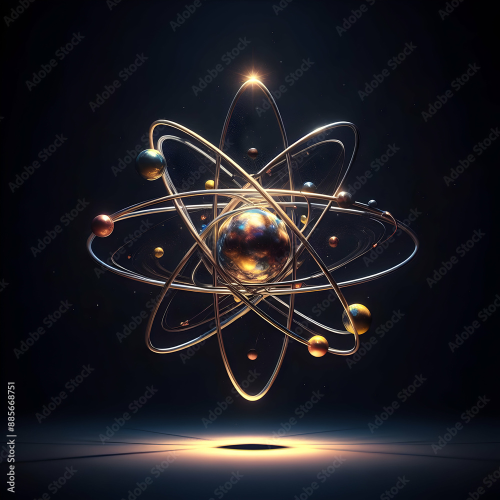 Illustration of a negative ion or atom Illustration of a negative ion or atom