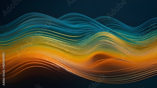 abstract background with waves