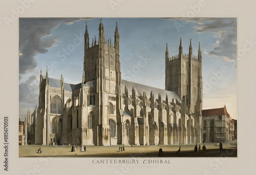 A view of Canterbury Cathedral