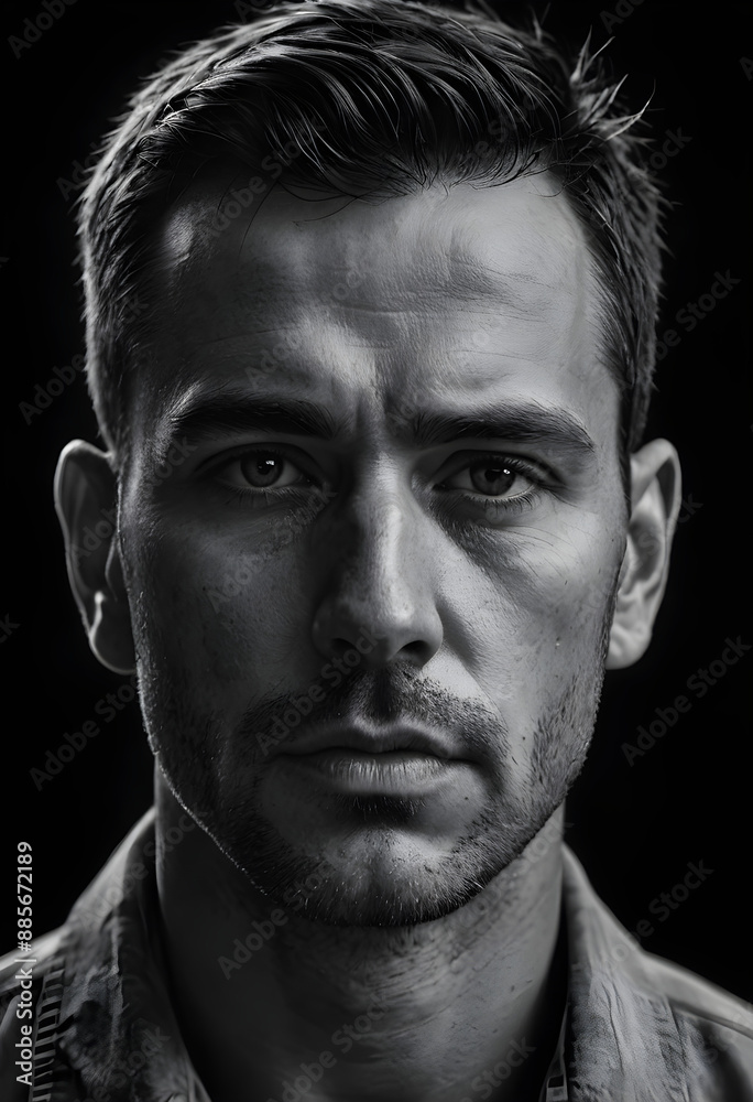Intense Emotions in Cinematic Portrait Intense Emotions in Cinematic Portrait