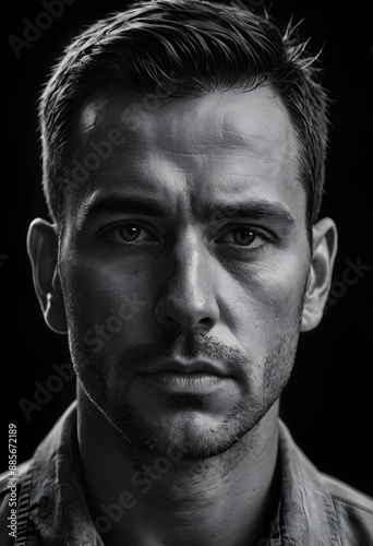 Intense Emotions in Cinematic Portrait