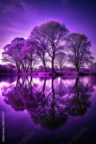 purple abstract landscape © Acer Acer