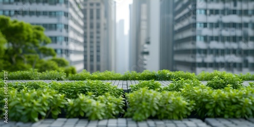 Incorporating Green Infrastructure in Sustainable Urban Architecture. Concept Green Architecture, Urban Sustainability, Infrastructure Design, Environmental Conservation, Sustainable Development #885675117