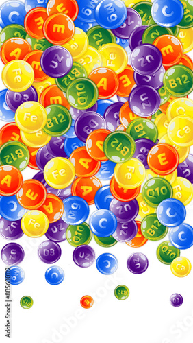 Vitamins and minerals complex. Multivitamins