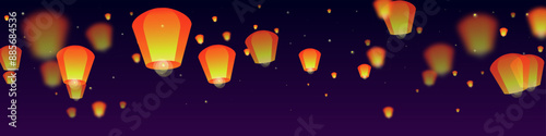 Quadro su tela Yi peng festival card.