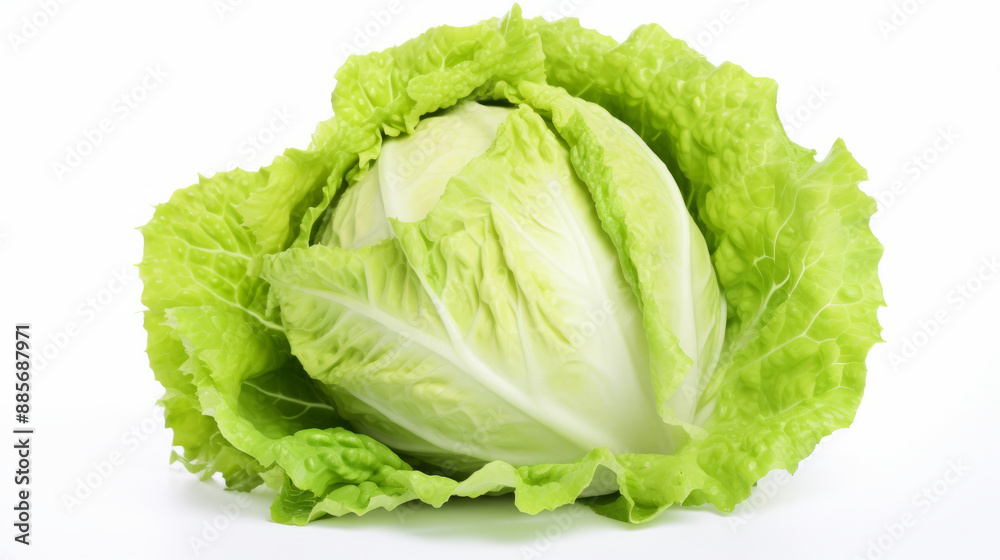 Fototapeta premium cabbage isolated on white background