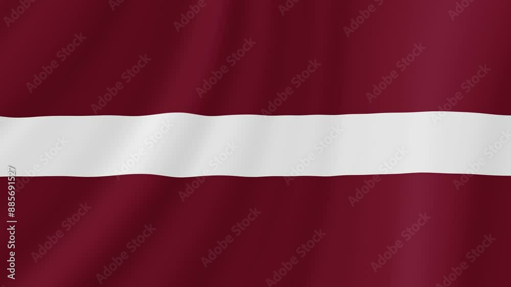 Latvia Waving Flag. Realistic Flag Animation. Seamless Loop Background. Latvia Waving Flag. Realistic Flag Animation. Seamless Loop Background.