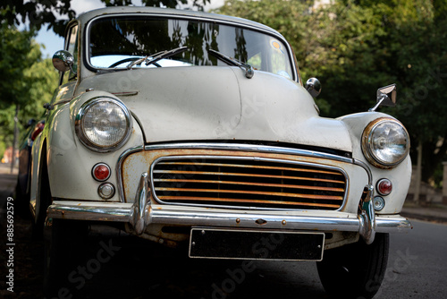 Vintage car detail image