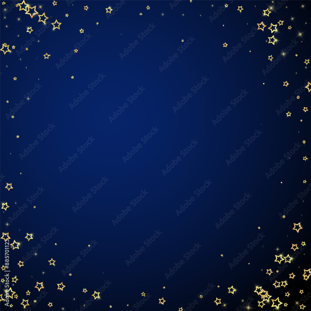 Starry night fairy tale background. Starry night fairy tale background.