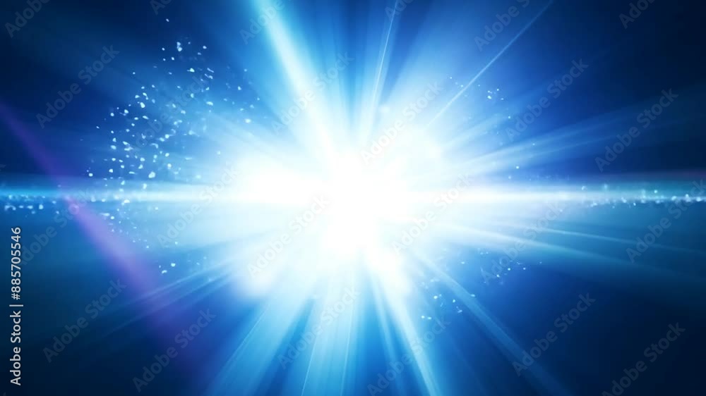 Animated Lens Flare Light Burst Effect Generative AI Animated Lens Flare Light Burst Effect Generative AI