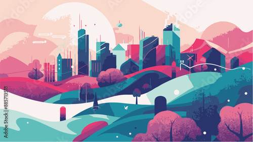 Abstract Vector Graphic