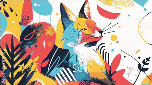 Abstract Vector Graphic