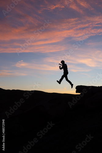 silhouette of a person