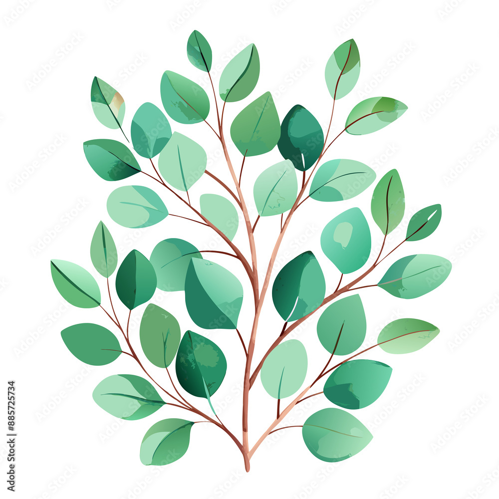 f green eucalyptus leaves in various shades and accents f green eucalyptus leaves in various shades and accents