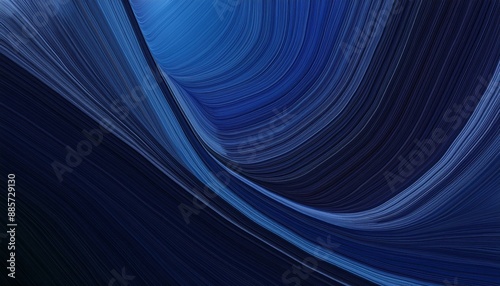 chaotic curved speed lines background or backdrop with very dark blue, dark slate blue and midnight blue colors. can be used as card background