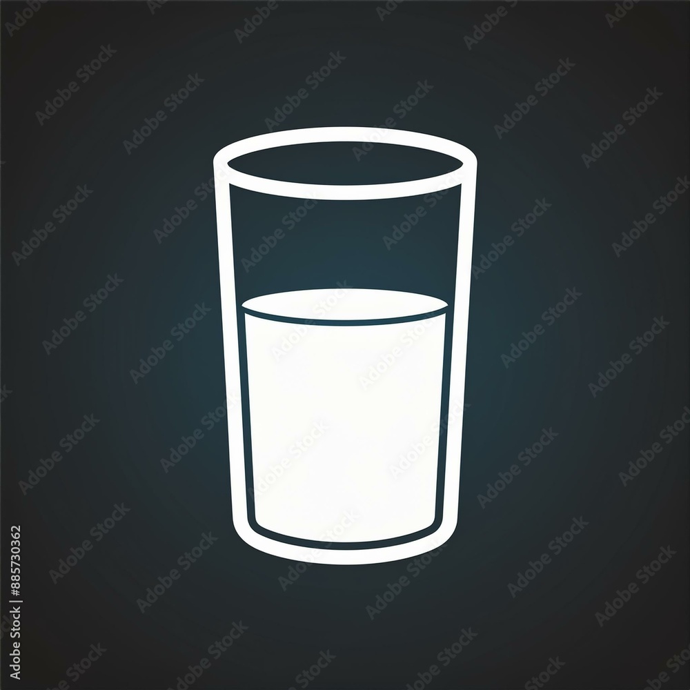 glass water icon design illustration glass water icon design illustration