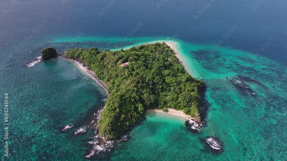 Top Down View Of Nosy Tanikely Island, Madagascar