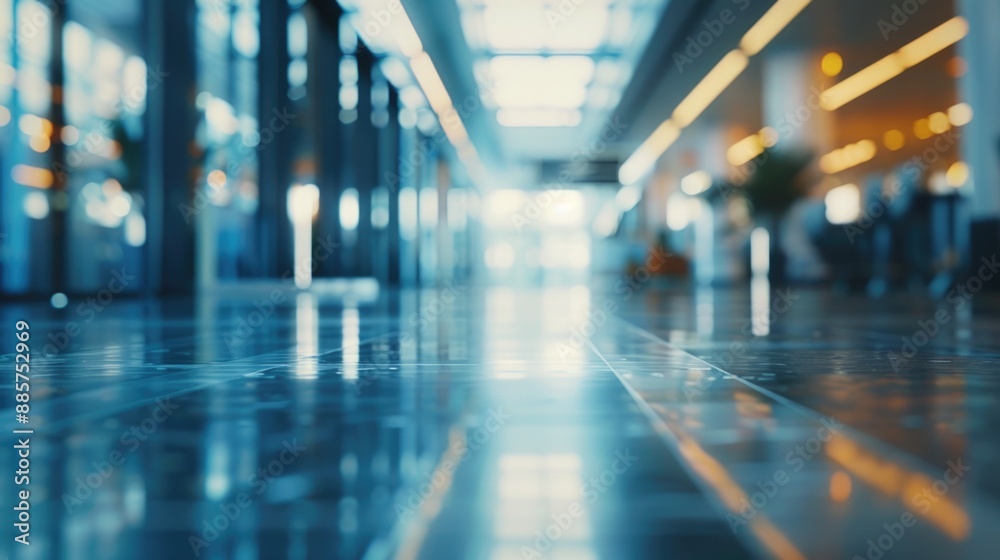 custom made wallpaper toronto digitalA blurry photo of a hallway in a building