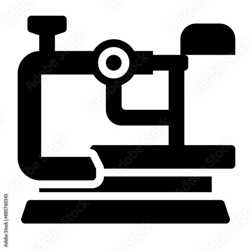 Scroll saw icon ideal for woodworking and fine detail cutting.