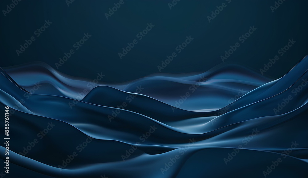 3D Abstract Blue Waves Wavy Background with Lines and Depth 3D Abstract Blue Waves Wavy Background with Lines and Depth