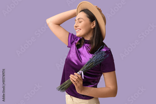 Beautiful young woman with ...