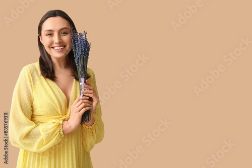 Beautiful happy young woman...