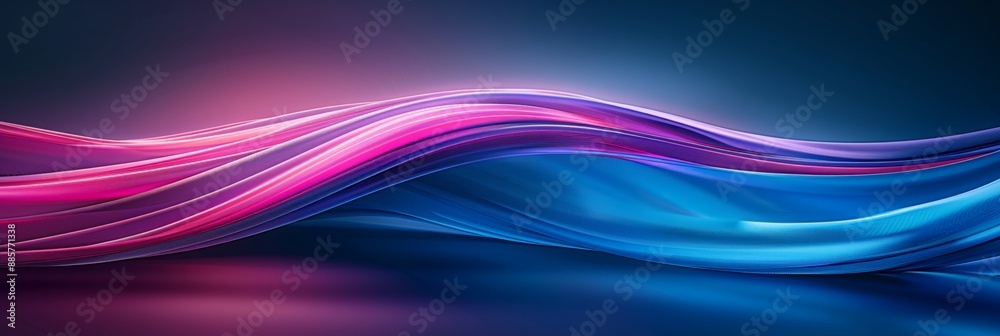 Abstract Blue and Pink Wave Background, Smooth Wavy Flowing Shape, Liquid Fluid, 3D Render. Abstract Blue and Pink Wave Background, Smooth Wavy Flowing Shape, Liquid Fluid, 3D Render.