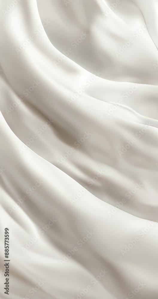 Elegant white silk fabric flowing in slow motion for luxurious background Elegant white silk fabric flowing in slow motion for luxurious background
