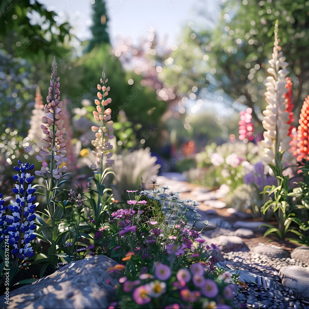 Obraz premium flowers in the garden