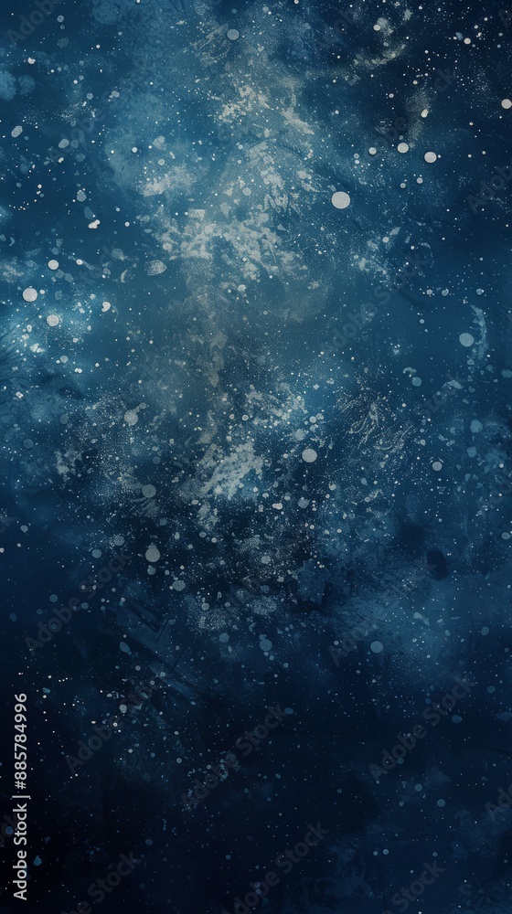 Naklejka premium Dark blue beige grain gradient background luminous light dark background, noise texture effect banner title poster design