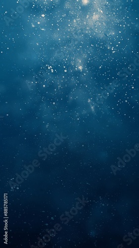 Dark blue beige grain gradient background luminous light dark background, noise texture effect banner title poster design