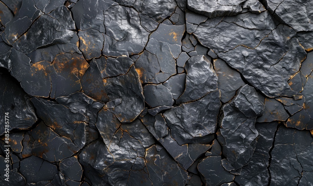 Dark Grey Rock Wall Texture: Detailed and Textured Stone Surface Dark Grey Rock Wall Texture: Detailed and Textured Stone Surface